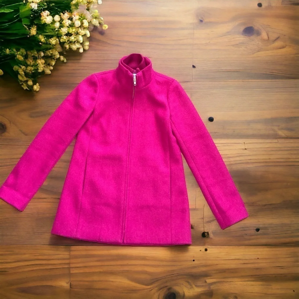 J.Crew Lodge coat in Italian stadium-cloth wool - Picture 1 of 11